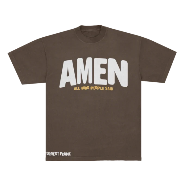 Forrest Frank - Amen Brown T-Shirt Front