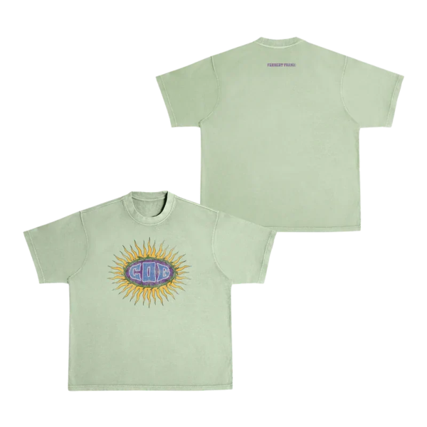 Forrest Frank - COG Sun Green T-Shirt front and Back