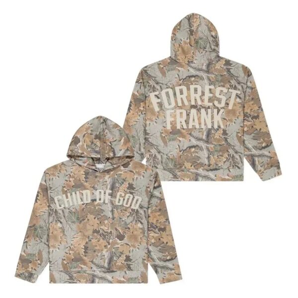 Forrest Frank - Child of God Camo 3D Hoodie Front and Back