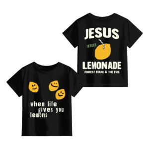 Forrest Frank - Jesus Lemonade Black Tee Front and Back