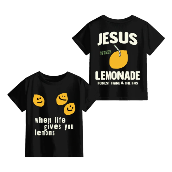 Forrest Frank - Jesus Lemonade Black Tee Front and Back