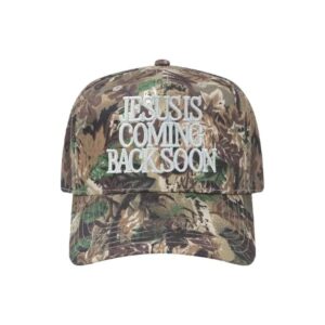 Forrest Frank - Jesus Is Coming Back Soon Camo 3D Hat Front
