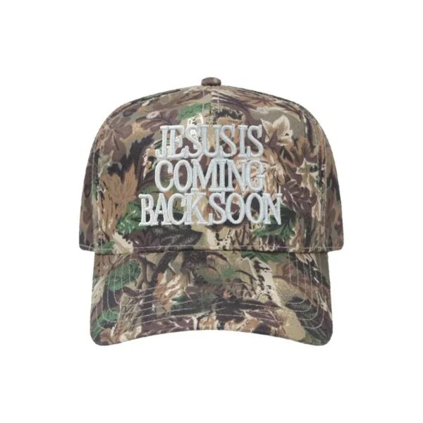 Forrest Frank - Jesus Is Coming Back Soon Camo 3D Hat Front