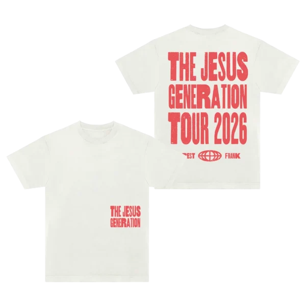 Forrest Frank - The Jesus Generation White Tour T-Shirt front